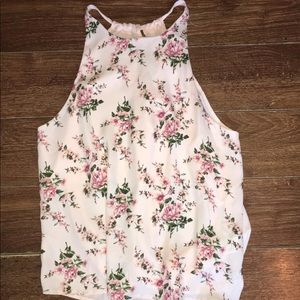Cute pink floral top